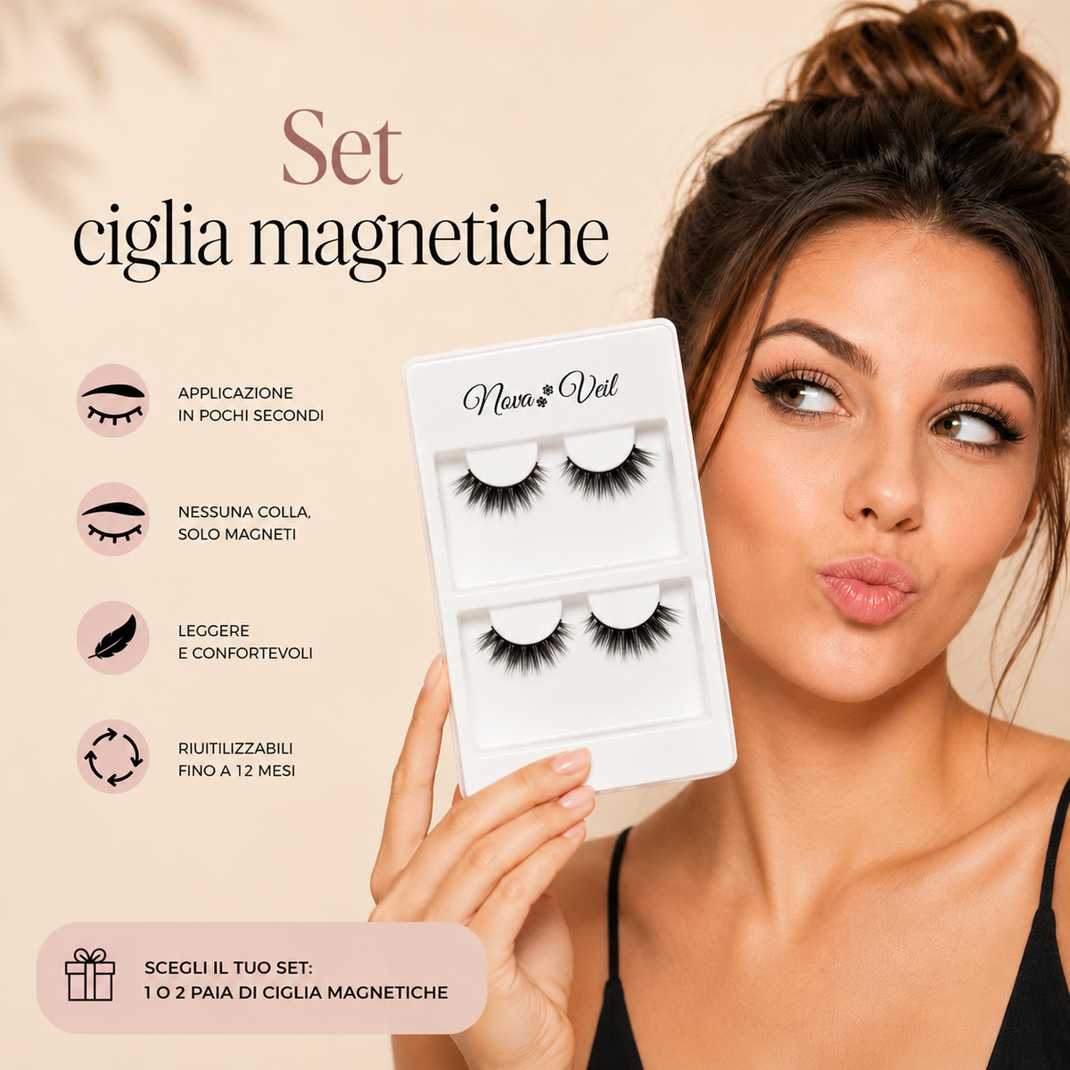 Set Ciglia magnetiche
