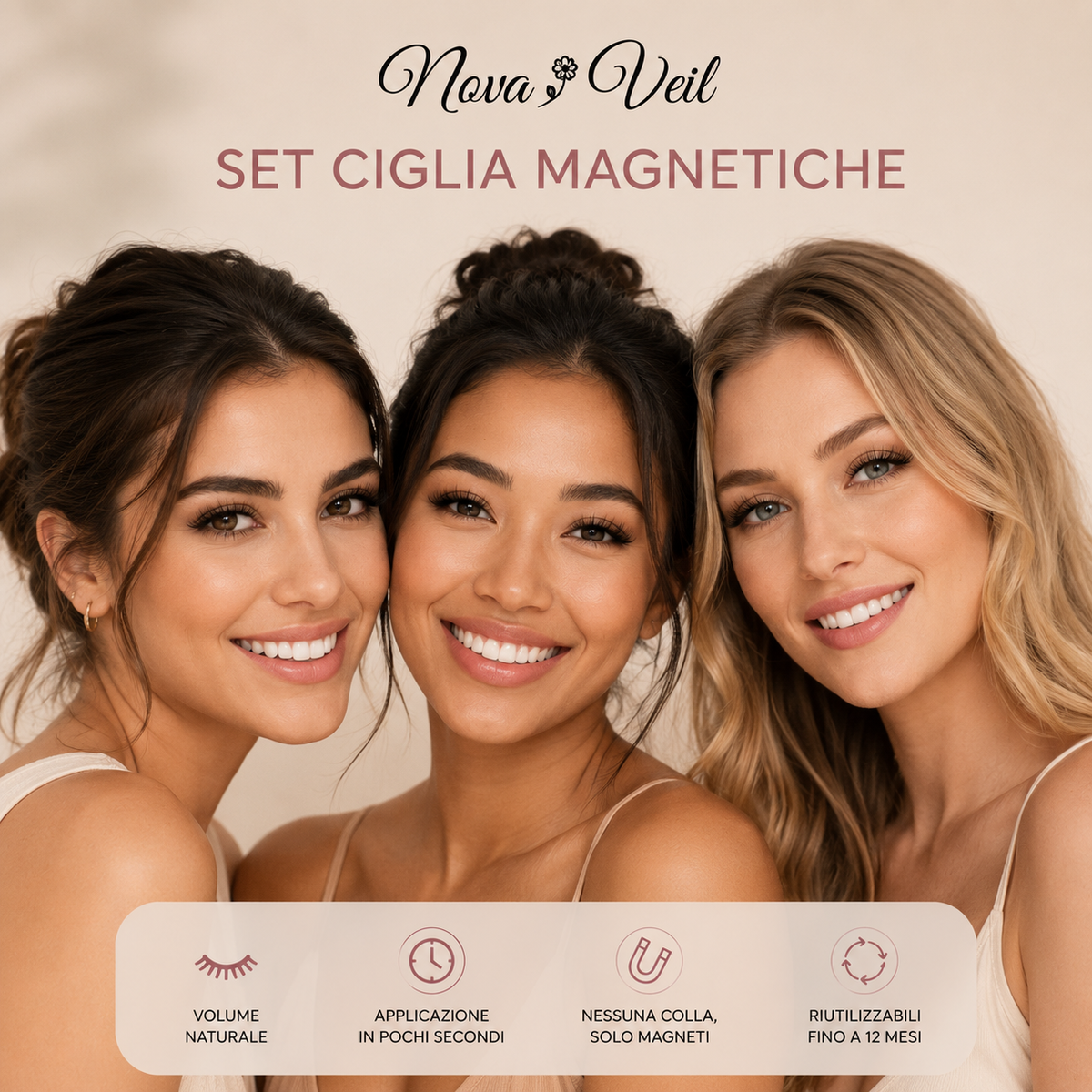 Set Ciglia magnetiche