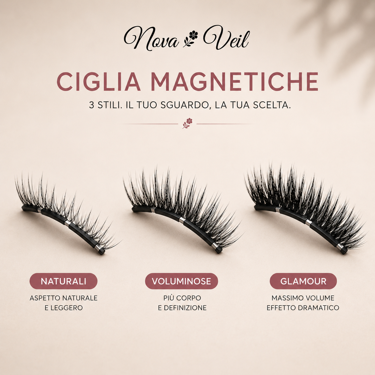 Set Ciglia magnetiche