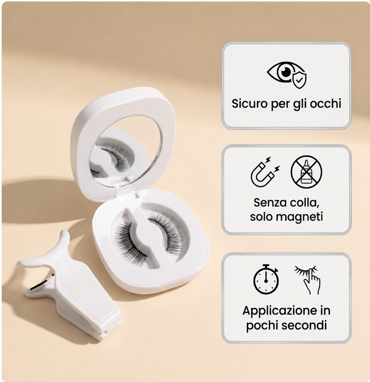 Set Ciglia magnetiche